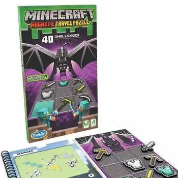 ThinkFun Magnetic Travel 31521 Инструкция на японском языке прилагается для детей от 8 лет ThinkFun Minecraft Puzzle