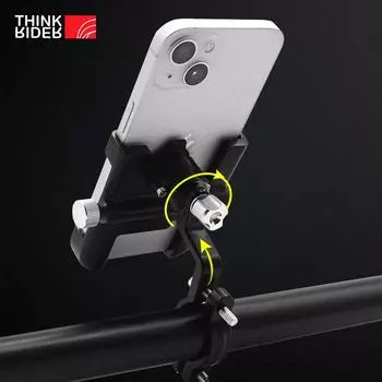 ThinkRider Mountain bike road bike shooting mobile phone stand bicycle electric bike anti-vibration navigation special stand чёрный