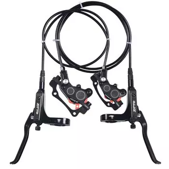 ThinkTop Bike 4-поршневой гидравлический дисковый тормоз с ЧПУ-обработкой MTB велосипедный гидравлический 4-поршневой приводной тормозной суппорт левый 1400 мм (Фронт) 800/Правый (Задний)