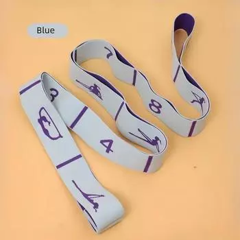 [Third Generation Segmented] High Rebound Tension Device Yoga Open Shoulder Beauty Back Shoulder Resistance Stretch Dance Practice Whole Body Blue [8] 94cm (suitable for 1.4 meters below)