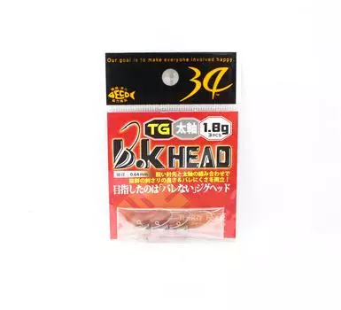 Тридцать четыре джиг-головки BK Head 1,8 грамма 3 в упаковке (5678)