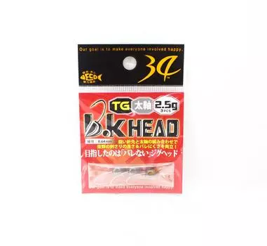 Тридцать четыре джиг-головки BK Head 2,5 грамма 3 в упаковке (5692)