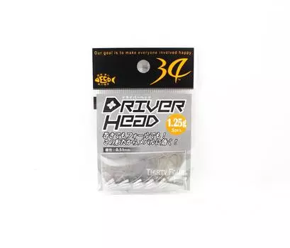 Thirty Four Jig Head Driver Head 1.25 grams 5 per pack (2708)