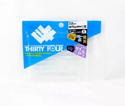 Thirty Four Soft Lure Beady 3.0 Inch 8 per pack Clione (5289)