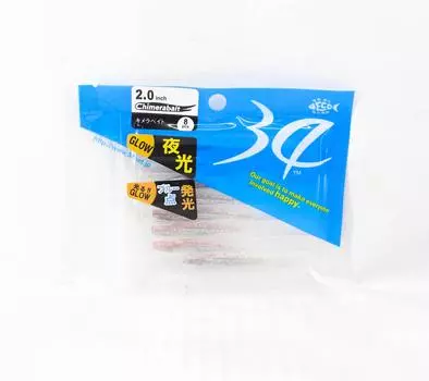 Тридцать четыре мягкие приманки Chimerabait 2,0 дюйма 8 штук в упаковке Kagayaki (9101)