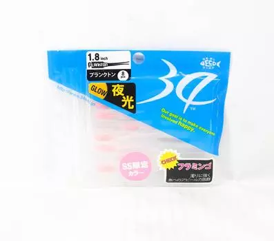 Тридцать четыре мягкие приманки Plankton 1,8 дюйма 8 штук в упаковке Flamingo (SS) (0092)