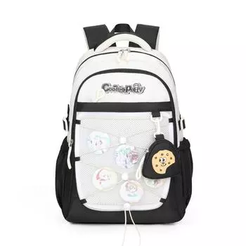 This Backpack Is A Large-capacity Water-resistant Nylon One. It Is Fashionable for Travel and Leisure and Can Be Worn with A Suitcase
