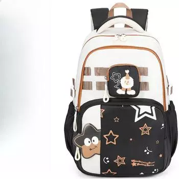 This Simple and Light Casual Student Bag Has A Large Capacity and Is Cute. It s Suitable for Both Men and Women. It s A Cartoon Backpack