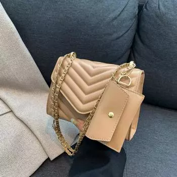 This year s popular bag women s 2024 new fashion shoulder armpit bag autumn casual niche design small square bag чёрный