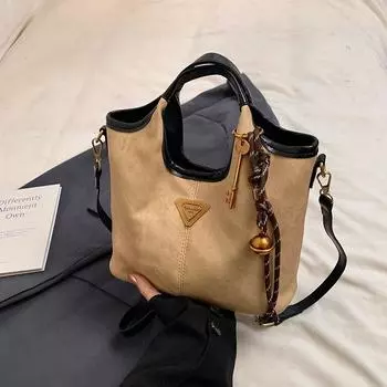 This Year s Popular Best Selling Bag Women s 2025 New Arrival Autumn and Winter Easiest for Match Messenger Bag Fashion Satchel Bucket Bag Black