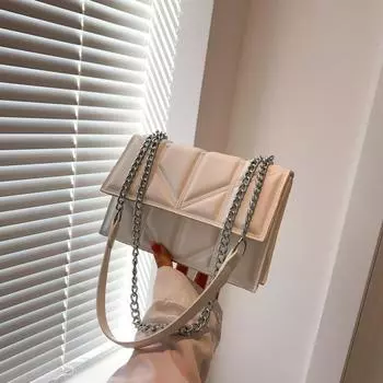 This year s popular fashion small square bag women s 2024 summer new casual fashion shoulder bag simple casual messenger bag чёрный