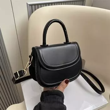 This year, the popular small bag women s 2024 spring and summer new trendy solid color messenger bag foreign fashion handbag saddle bag белый