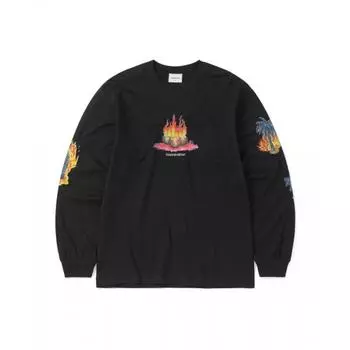 ThiSiSneverthat Burning Palm Tree LS Tee Off черный S