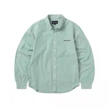 Thisisneverthat Dsn Striped Shirt Green M