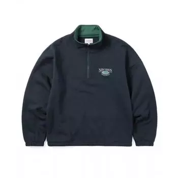 Thisisneverthat Half Zip Sweatshirt Navy S