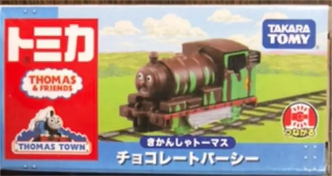 Thomas Town Tomica Паровозик Томас Шоколадный Перси