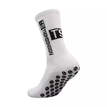 THOMSONSIGNNon Slip Football Socks Mens Friction Gasket Tube Running Ice Snow Hiking Sports Over Knee Stockings Basketball Socks