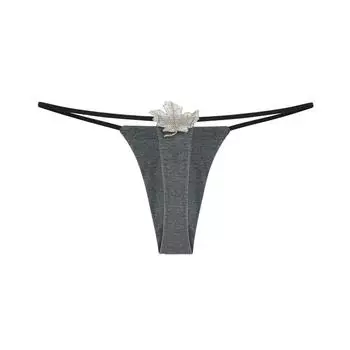 Thong Women s Traceless Fitness Lace Cotton Thin Belt Sexy T-Pants Panties S