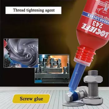 Threadlocker 243 Гайки Болты Locker Резьбовой фиксирующий агент Lock Compound
