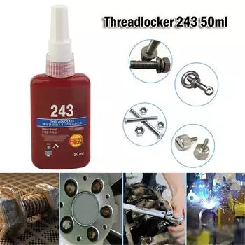 Threadlocker 243 Ремонтный винт, прочность уплотнения, 50 мл