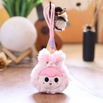 Three Baby V3 Plush Keychain Cute Cartoon Keyring Giftgiving Decoration Doll