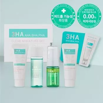 Three Chica Acne True Travel Kit 5 видов, 1 комплект, набор популярной корейской косметики