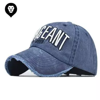 Three-dimensional embroidery double-layer thickened washed old baseball cap broken edge old embroidery cap pure cotton baseball cap Adjustable бордовый