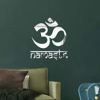 Three-dimensional mirror acrylic wall stickers decoration room background bedroom living room wall self-adhesive