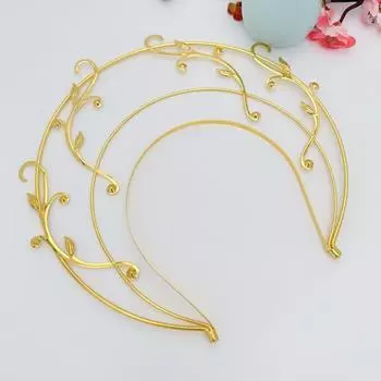 Three Layer Halo Headband Baroque Tiara Headdress Vintage BOHO Hair Hoop Wash Face