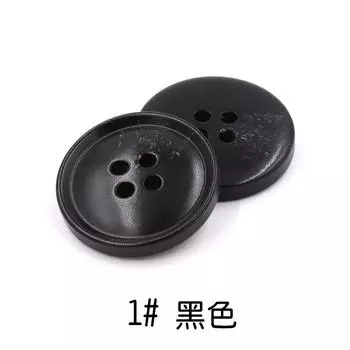 Three Loves, пальто, костюм с пуговицами в четыре глаза, свитер, повседневный костюм, брюки, пуговицы для пиджака, женские пуговицы для тренча 1 #black * 15MM * round