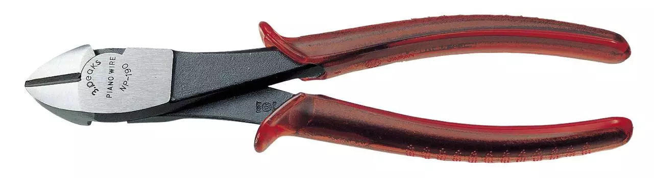 Three Peaks Giken Piano Wire Strong Nippers Molded Grip 190mm 3.peaks NP-190P