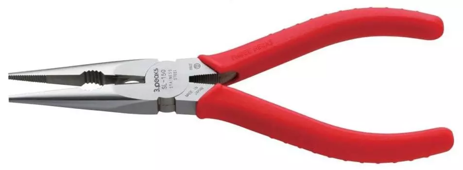 Three Peaks Giken Stainless Steel Radio Pliers Molded Grip 150mm 3.peaks SL-150Z