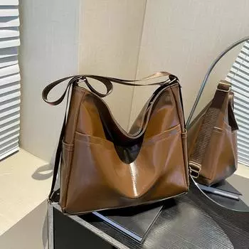 Рюкзак тройного назначения Женский осенне-зимний из мягкой кожи Сумка через плечо, мессенджер Студенческий школьный рюкзак большой вместимости красный