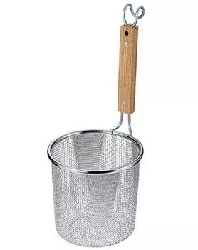 Three Snow Big Tebo для цукэмэн 15 см нержавеющая сталь коммерческий дуршлаг для кипячения рамен Tsubame Sanjo сделано в Японии Three Snow Shinetsu Works 10115