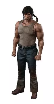 threezero Rambo: First Blood John Rambo 1:6 Scale Collectible Figure,Multicolor