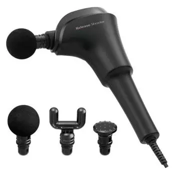 Thrive Выпуск шутер Выпуск шутер Легкий уход за телом с мощным вибрационным пистолетом Удобный массажер MD-1301 Black Управляемое медицинское оборудование