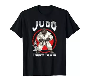 Throw to win Grappling - Judoka/Judoka T-shirt чёрный