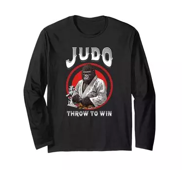 Throw to Win Judoka and Judo Long Sleeve - T-Shirt чёрный