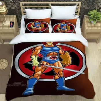 Thundercats Anime Printed Bedding Sets Exquisite Bed Supplies Set Duvet Cover Bed Comforter Set Bedding Set Luxury Birthday Gift 70x133cm 2pcs