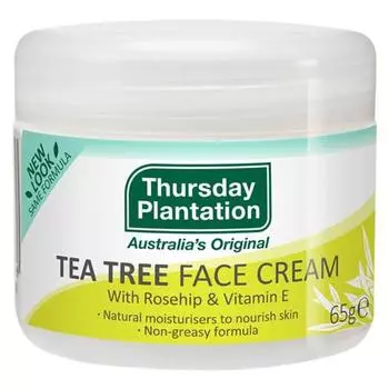 Thursday Plantation Tea Tree Facial Cream (65g / Moisturizing Cream) Australian Tea Tree Oil Shea Butter (Rough Skin/Moisture) Sensitive Skin Oily Ski