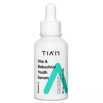 TIAM Vita A Bakuchiol Youth Serum, Антивозрастная сыворотка для лица от морщин 40мл