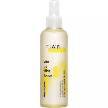 TIAM Vita B3 Mist Toner с ниацинамидом, транексамовой кислотой и витамином C для всех типов кожи, увлажняющий спрей для лица (200 мл 6,76 жидких унций.)
