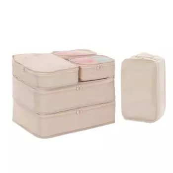 TIANZONG дорожная упаковка, большой сверхудобный набор товаров для бизнеса, нижнее белье, одежда, обувь, сумка, чехол, набор из 6 предметов,