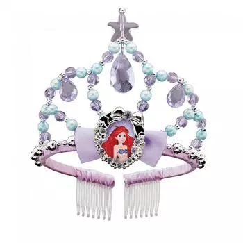 Тиара Disney Princess Little Mermaid Ariel для девочек от 4 лет и старше Disguise 99620 Розовый Фиолетовый Серебряный Один размер [Товар]