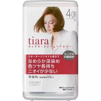 Tiara Shiseido Tiara Крем-краска для волос Оранжево-бордовый 40г