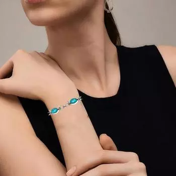 Тибетский серебряный бирюзовый браслет ювелирные изделия браслет манжета женский стерлинговый