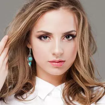 Тибетская бирюза лазурит непальские серьги украшения ручной работы коралл племенной