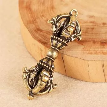 Тибетская буддийская медь ручной работы с пятью долями, пестик Дордже Ваджра, ключевые украшения without loop