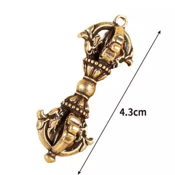 Тибетская буддийская медь ручной работы с пятью долями, пестик Дордже Ваджра, ключевые украшения without loop