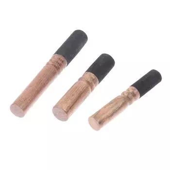 Тибетская поющая чаша, кожаная палочка, тибетская чаша, кожаный молоток ручной работы 13*1.8cm